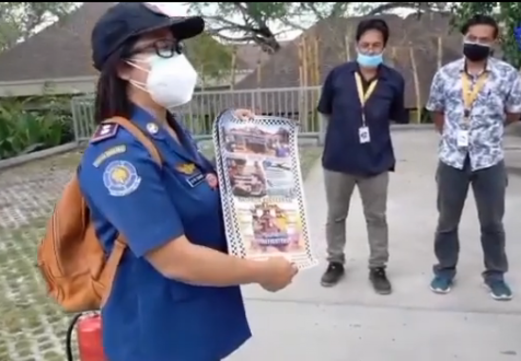 Edukasi Damkar di Kimpton Naranta Bali